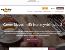 Tablet Screenshot of careermoves.at